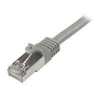 StarTech.com 3m CAT6 Ethernet Cable, 10 Gigabit Shielded Snagless RJ45 100W PoE Patch Cord, CAT 6 10GbE SFTP Network Cable w/Strain Relief, Grey, Wiring is UL Certified/TIA - Category 6 - 26AWG (N6SPA