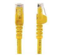 StarTech.com Câble réseau Cat6 Gigabit UTP sans crochet de 3m - Cordon Ethernet RJ45 anti-accroc - M/M - Jaune