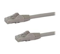 StarTech.com 3m CAT6 Ethernet Cable, 10 Gigabit Snagless RJ45 650MHz 100W PoE Patch Cord, CAT 6 10GbE UTP Network Cable w/Strain Relief, Grey, Wiring is UL Certified/TIA - Category 6 - 24AWG (N6PATC3M