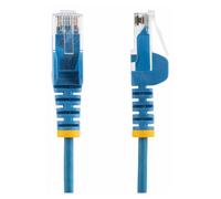StarTech.com 3m Slim LSZH CAT6 Ethernet Cable, 10 Gigabit Snagless RJ45 100W PoE Patch Cord, CAT 6 10GbE UTP Network Cable w/Strain Relief, Blue, ETL, Low Smoke Zero Halogen - Category 6 - 28AWG (N6PA