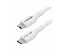 StarTech.com 3m White USB-C Charging Cable, USB C Cable, 60W 3A PD - Câble USB - USB-C (M) pour USB-C (M) - USB 2.0 - 5 / 9 / 12 / 15 / 20 V - 3 A - 3 m - sans halogène, passif, USB Power...