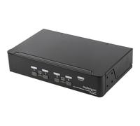 StarTech.com 4 Port DisplayPort KVM Switch - 4K 60Hz - Single Display - Dual Por