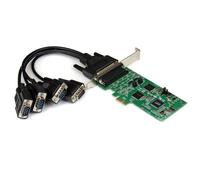 StarTech.com 4 Port Serielle PCI Express Schnittstellenkarte - 2 x RS232 2 x RS422 / RS485 - PCIe -