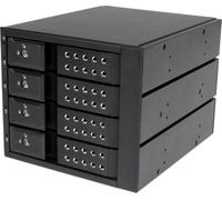 StarTech.com 4x 3,5" disque dur SATA sans bretelles cadre amovible en aluminium / Backplane - 1 ventilateur