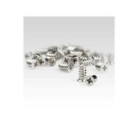 StarTech.com Visses M5 50 Pcs - Longueur 10mm - Montage Ventilateur PC/Serveur - Visses Auto Perforantes Montage Fan PC/Serveur - Tête Plate Phillips - Trous Montage M5 - Métal Plaqué Zinc Brillant - Neuf