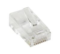 50 prises rj45 cat5e mâle - connecteurs modulaires multibrin rj45 caté