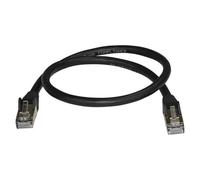 StarTech Câble réseau Cat6a STP sans crochet 0,5 m Noir – RJ45 10 Gbit/s