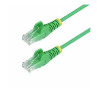 StarTech.com 50cm Green Slim CAT6 Ethernet Cable, Snagless, 28AWG, LSZH - Cordon de raccordement - RJ-45 (M) pour RJ-45 (M) - 50 cm - 3.6 mm - UTP - CAT 5/5e/6 - IEEE 802.3bt - sans halogène, sans cro