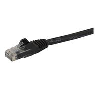 StarTech.com 5m CAT6 Ethernet Cable, 10 Gigabit Snagless RJ45 650MHz 100W PoE Patch Cord, CAT 6 10GbE UTP Network Cable w/Strain Relief, Black, Wiring is UL Certified/TIA - Category 6 - 24AWG (N6PATC5
