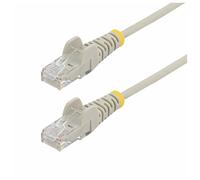 StarTech.com Câble Ethernet CAT6 Gris Fin de 5m, Sans Accroc, 100W PoE, UTP, LSZH, Fil de Cuivre Pur 28AWG, Cordon RJ45