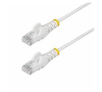 STARTECH.COM StarTech.com Câble Ethernet CAT6 Blanc Fin de 5m, Sans Accroc, 100W PoE, UTP, LSZH, Fil de Cuivre Pur 28AWG, Cordon Patch