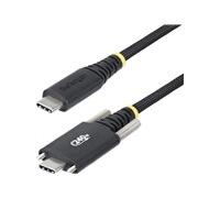 STARTECH.COM StarTech.com Câble de Charge USB-C de 2m, Verrouillage par Vis Latérale, 240 W (5A) PD EPR, Gaine en Silicone avec Nylon