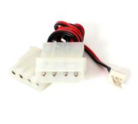 StarTech.com 6 TX3 to Large Internal Power LP4 CPU Fan Adapter Cable Noir, Rouge, Blanc 0,1524 m