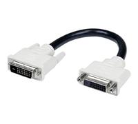 StarTech.com 6in DVI-D Dual Link Digital Port Saver Extension Cable M/F - DVI-D Male to Female Extension Cable - 6 inch - 2560x1600 (DVIDEXTAA6IN)