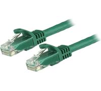 StarTech.com 7.5m CAT6 Ethernet Cable, 10 Gigabit Snagless RJ45 650MHz 100W PoE Patch Cord, CAT 6 10GbE UTP Network Cable w/Strain Relief, Green, Fluke Tested/Wiring is UL Certified/TIA - Category 6 -