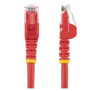StarTech.com 75ft CAT6 Ethernet Cable, 10 Gigabit Snagless RJ45 650MHz 100W PoE Patch Cord, CAT 6 10GbE UTP Network Cable w/Strain Relief, Red, Wiring is UL Certified/TIA - Category 6 - 24AWG (N6PATCH