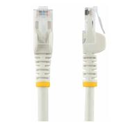 StarTech.com 7ft CAT6 Ethernet Cable, 10 Gigabit Snagless RJ45 650MHz 100W PoE Patch Cord, CAT 6 10GbE UTP Network Cable w/Strain Relief, White, Wiring is UL Certified/TIA - Category 6 - 24AWG (N6PATC