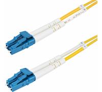 StarTech.com 7m (22.9ft) LC to LC (UPC) OS2 Single Mode Duplex Fiber Optic Cable, 9/125µm, Laser Optimized, 10G, Bend Insensitive, Low Insertion Loss