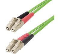StarTech.com 7m (22ft) LC to LC (UPC) OM5 Multimode Fiber Optic Cable, 50/125µm Duplex LOMMF Zipcord, VCSEL, 40G/100G, Bend Insensitive, Low Insertion Loss, LSZH Fiber Patch Cord