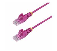 StarTech.com 7m Pink Slim CAT6 Ethernet Cable, Snagless, 28AWG, LSZH - Cordon de raccordement - RJ-45 (M) pour RJ-45 (M) - 7 m - 3.6 mm - UTP - CAT 5/5e/6 - IEEE 802.3bt - sans halogène, sans crochet 