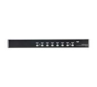 StarTech.com 8 Port 1U Rackmount USB KVM Switch Kit with OSD and Cables - Rack mount KVM - VGA KVM Switch - 8 Port KVM Switch (SV831DUSBUK) - Commutateur KVM - 8 x KVM port(s) - 1 utilisateur local -