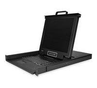 StarTech Console KVM 1U RKCONS1708K - 8 ports VGA/USB - Écran 17" 1280 x 1024