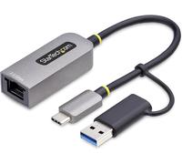 Startech.Com Adaptateur 2.5Gbe Usb-C Vers Ethernet Avec Convertisseur Usb-A, Nbase-T Nic, Usb 3.0/1G Réseau Multi Speed[Z3061]