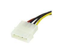 StarTech.com Câble Adaptateur d'Alimentation Molex vers SATA - LP4 Mâle vers SATA Power Femelle - 15 cm