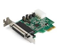 StarTech.com 4-port PCI Express RS232 Serial Adapter Card, PCIe RS232 Serial Host Controller Card, PCIe to Serial DB9, 16950 UART, Low Profile Desktop Expansion Card, Windows, macOS, Linux - Full/Low-Profile (PEX4S953LP) - adaptateur série - PCIe - RS-232