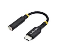 StarTech.com USB-C Audio Adapter to 3.5mm TRRS Jack, Headphone Aux Dongle - USB-C vers adaptateur de prise casque - 12.7 cm