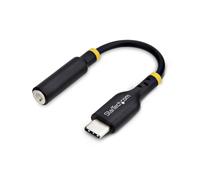 StarTech.com USB-C Audio Adapter to 3.5mm TRRS Jack, Headphone Aux Dongle - USB-C vers adaptateur de prise casque - 12.7 cm