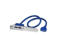StarTech.com Adaptateur Carte Mère vers Plaque 2 Ports USB 3.2 Gen 1 A Femelle - IDC vers USB 3.2 Gen 1 Type-A - Longueur câble 0.5m