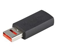 StarTech.com Adaptateur Chargeur USB Sécurisé - Data Blocker - Charge Only USB-A Mâle vers Femelle - Protection Chargeur No-Data pour SmartPhone/Tablette - Adaptateur Blocage Transfert Données USB
