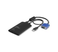 StarTech.com Adaptateur Console KVM USB NOTECONS02 VGA 1920x1200 60Hz - Compatible Windows, macOS, Linux - Alimentation USB - Câbles inclus