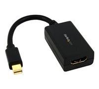 StarTech.com Adaptateur actif Mini DisplayPort 1.2 vers HDMI 4K pour Utrabook / PC portable compatible Mini DP - M/F - Noir