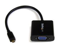 StarTech.com Adaptateur convertisseur Micro HDMI vers VGA pour smartphone/ultrabook/tablette - 1920 x 1080, 1920 x 1200 pixels, 60 Hz, Noir, Convertis