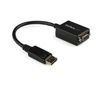 StarTech.com Convertisseur DisplayPort vers VGA 1080p - Câble adaptateur vidéo DP vers VGA - 1920 x 1200 - M/F - Noir