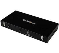 StarTech.com Adaptateur Crash Cart à 2 Ports pour Ordinateur Portable - Adaptateur KVM USB Crash Cart IT Informatique de Salle de Serveurs - Console Portable (SV231USBLC)