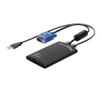 StarTech.com Adaptateur crash cart pour PC portable - Console KVM vers USB 2.0 - USB A (M) - PS/2 (M) - VGA (M) - KVM portable - Commutateur KVM - 1 x KVM port(s) - 1 utilisateur local - de bureau