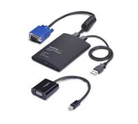 StarTech.com Adaptateur Crash Cart USB KVM VGA/Mini DisplayPort 1920x1200 Transfert Fichiers Capture Vidéo, Compatible Windows/macOS/Linux, NOTECONS02-VGA-MDP