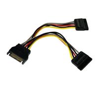 StarTech Adaptateur câble répartiteur d'alimentation SATA PYO2SATA - Y 15 cm M/F