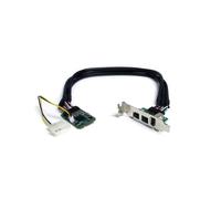 StarTech.com Adaptateur de carte FireWire 3 ports 2b 1a 1394 Mini PCI Express