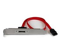 StarTech.com Adaptateur de slot SATA vers eSATA à 1 port - Équerre Serial-ATA vers eSATA avec cordon interne de 45cm (ESATAPLT18IN)