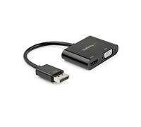StarTech.com Adaptateur DisplayPort 1.2 vers HDMI 2.0/VGA, 4K 60Hz, HDCP 1.4/2.2, ITE Tech IT6564, Support HDR, Noir, Windows/macOS