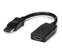 StarTech.com Adaptateur DisplayPort vers HDMI - Convertisseur Vidéo 1080p - Certifié VESA - Câble Adaptateur DP à HDMI pour Moniteur/Écran/Projecteur - Passif - Connecteur DP à Verrouillage