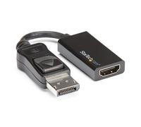 StarTech.com Adaptateur DisplayPort vers HDMI - Convertisseur Vidéo 4K 60Hz Active DP 1.4 vers HDMI 2.0 - Dongle Adaptateur de Câble DP vers HDMI pour Moniteur/TV/Écran - Connecteur DP Verrouillable