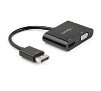 StarTech Adaptateur DisplayPort DP2VGAHD20 - DP1.2 HBR2 Multiport actif HDMI 2.0 4K 60Hz VGA