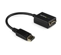 StarTech.com Adaptateur DisplayPort vers VGA - Convertisseur Actif DP à VGA - Vidéo 1080p - Certifié DP - Source DP/DP++ vers Câble Adaptateur Moniteur VGA - Connecteur DP à Verrouillage