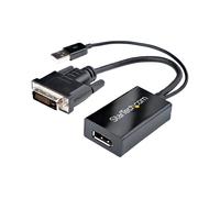 StarTech Adaptateur DVI vers DisplayPort DVI2DP2 – Alimentation USB – 1920 x 1200 – DVI‑D (M)