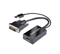 StarTech Adaptateur DVI vers DisplayPort DVI2DP2 – Alimentation USB – 1920 x 1200 – DVI‑D (M)